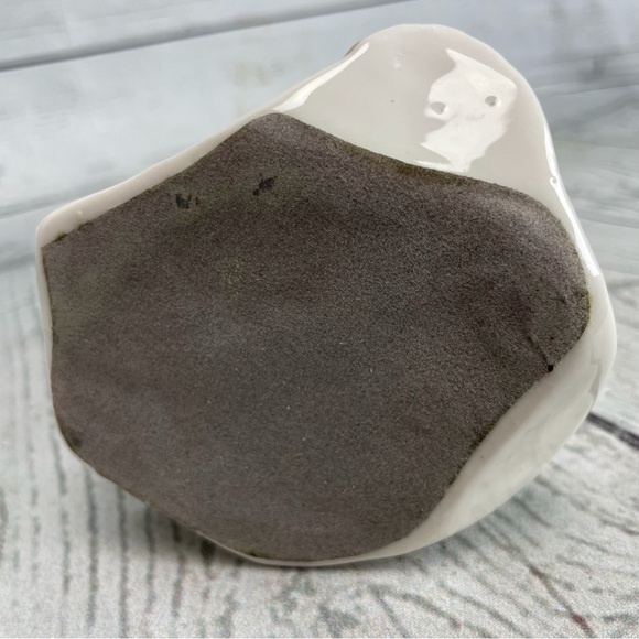 Mother & Child Porcelain Figurine White Gold Statue Mom Baby Sculpture Statue - Picture 8 of 9